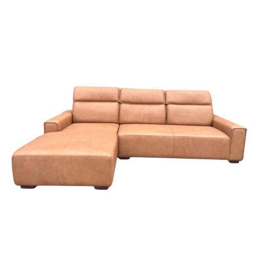 Sofa Góc Da Bò Tự Nhiên - FD35